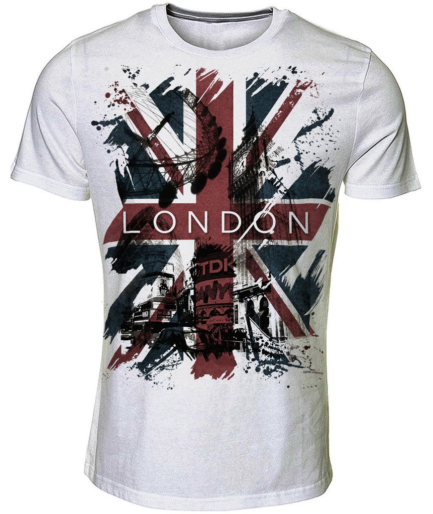 London Souvenir and Gift Union Jack and Vintage gifts shop is situated between Liverpool Street, Shorditch, Aldgate, Spitalfields which is in the heart of City of London - London T-Shirt