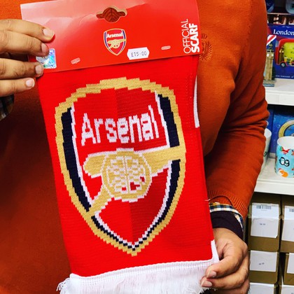 arsenal football team scarf