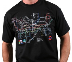 london tube map t-shirt